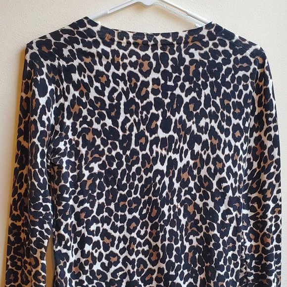 J. Crew Animal Print Crew Neck Sweater Size Small - Picture 16 of 16